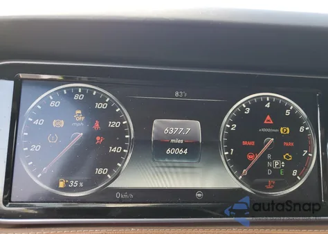 2016 Mercedes-Benz S 550 from USA, damaged, VIN WDDXJ8FB7GA011400